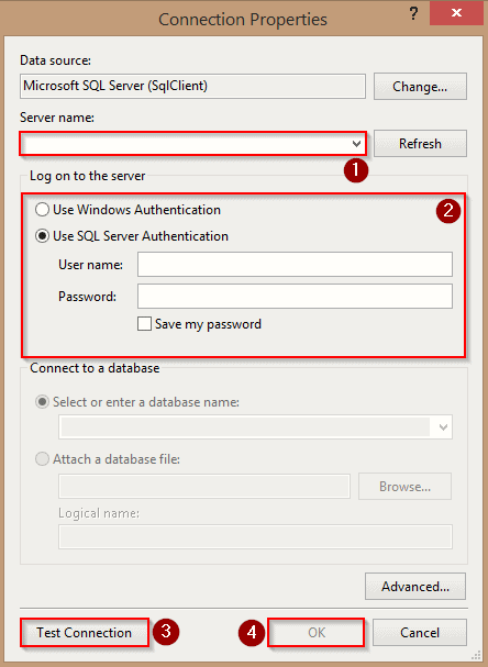 Import Data from SQL Server