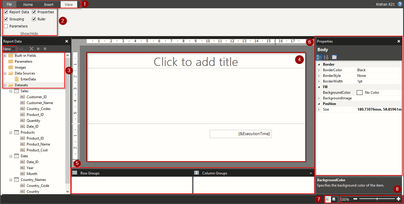 Power BI Paginated Reports Builder