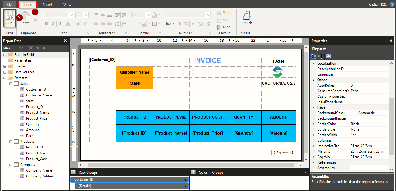 Power BI Paginated Reports