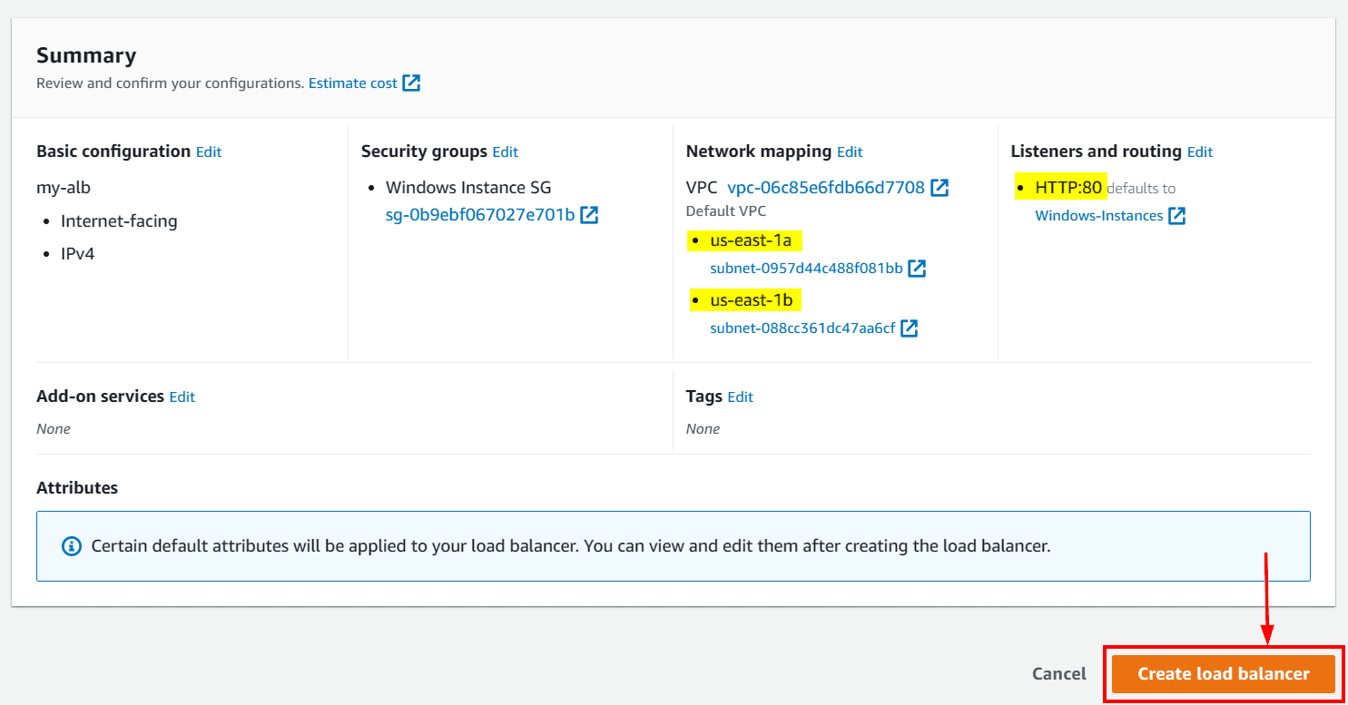 AWS Load Balancer