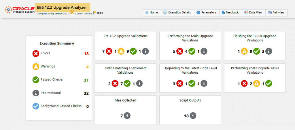 ebs r12.2 upgrade analyzer