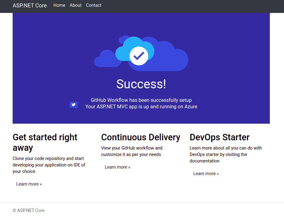 Azure CI CD Devops Success
