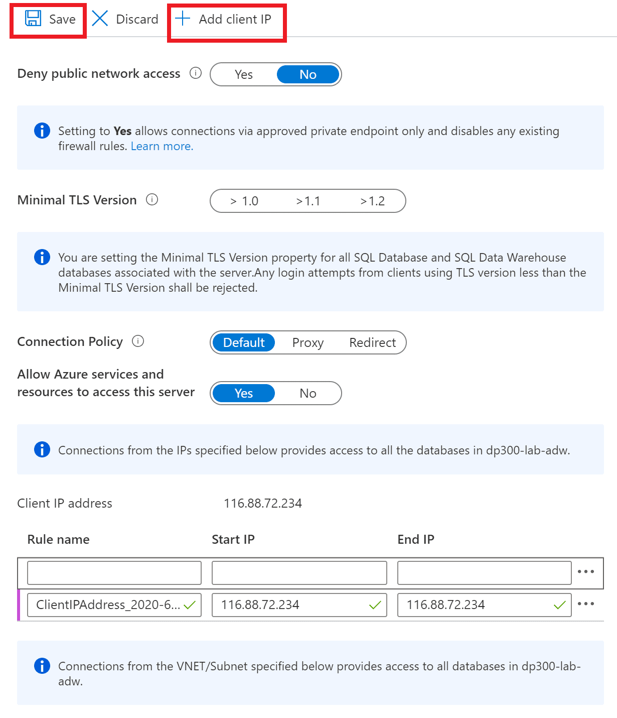 configure firewall settings