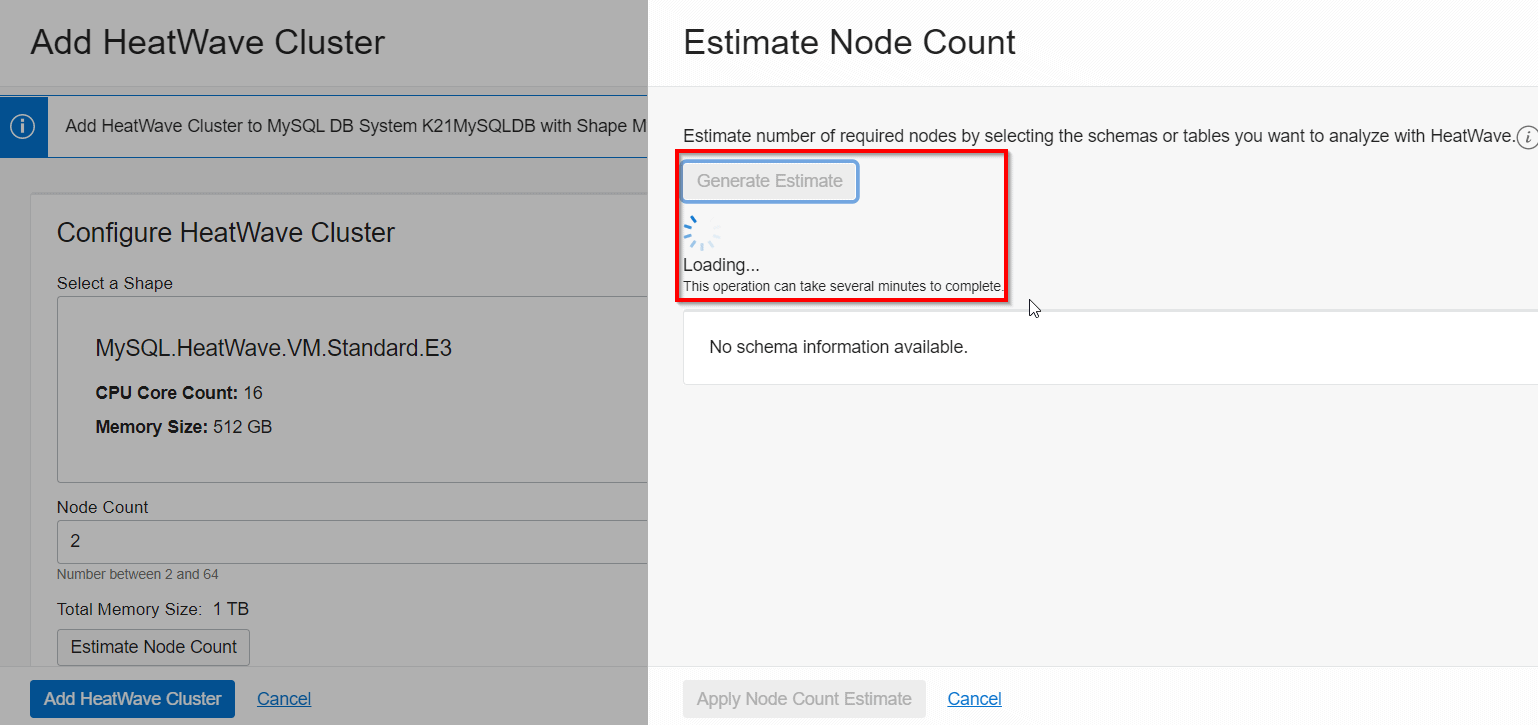 Estimate node count