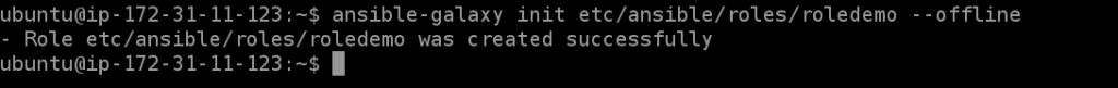 Create Ansible Roles
