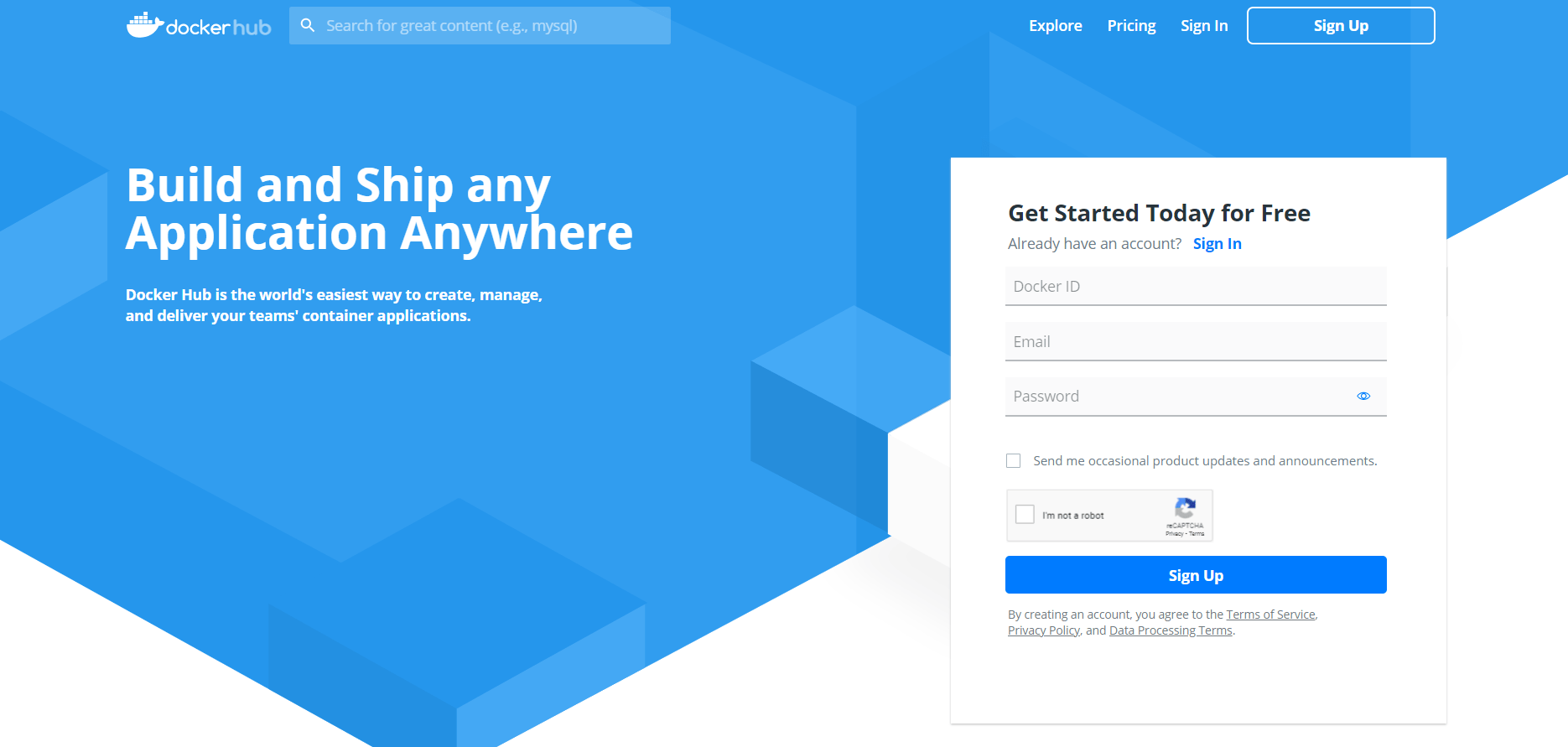 Docker Hub for Docker Certified Associate