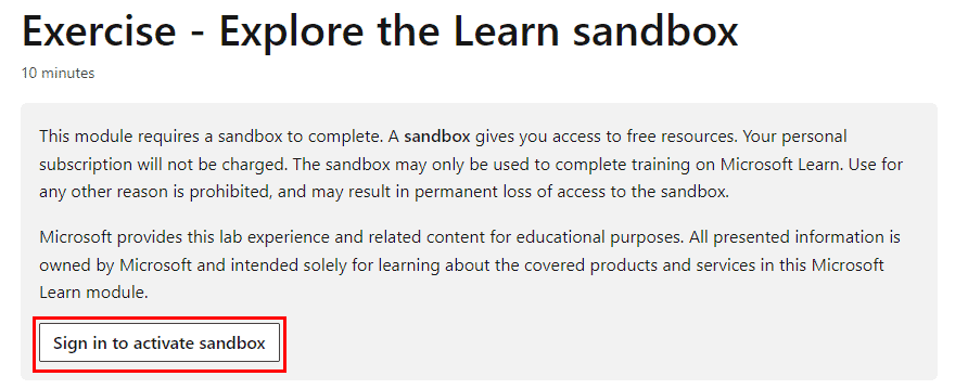 Azure Sandbox