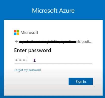 Login to AZURE