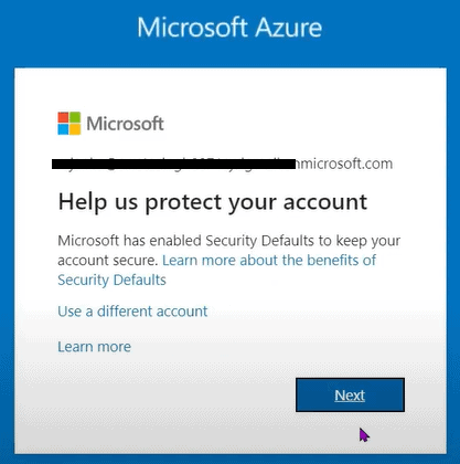 help us protect your account