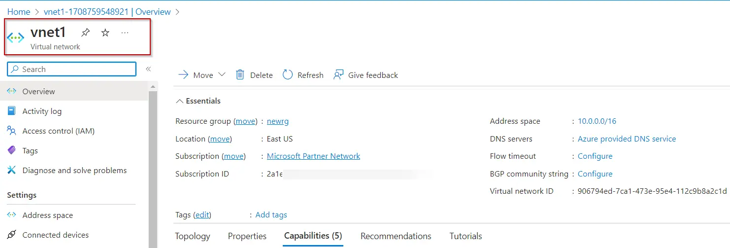 Virtual Network Overview