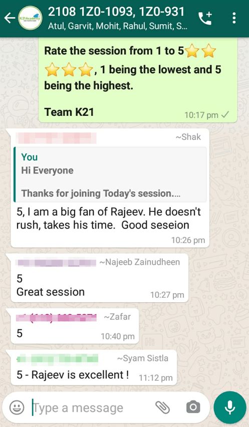 Feedback