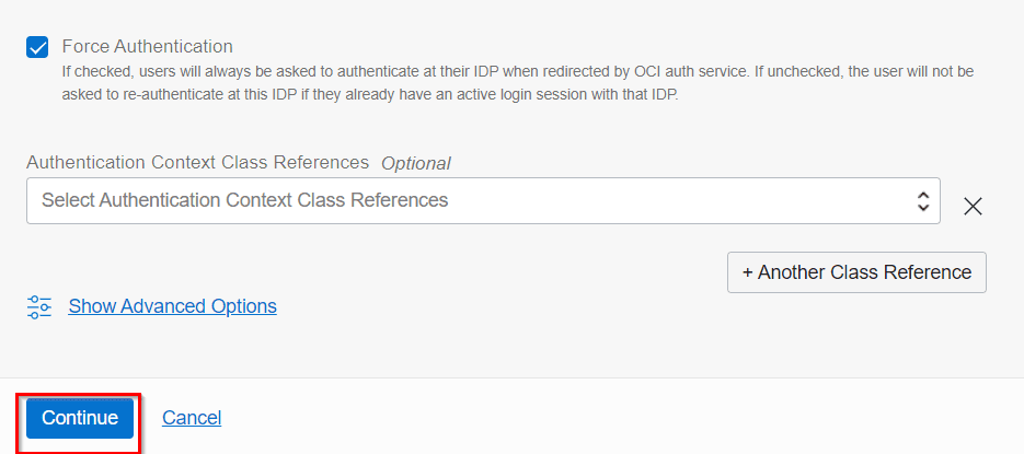 Add identity provider