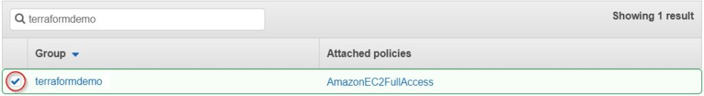 Add Group to IAM User