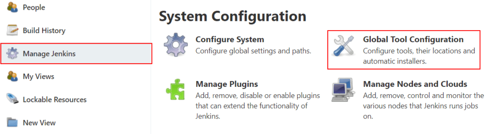 Manage Jenkins
