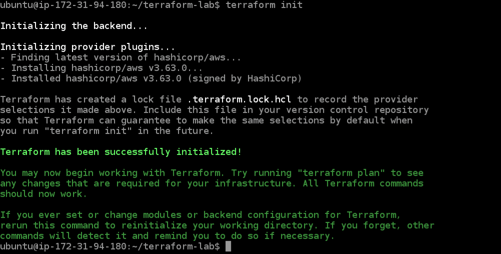 Terraform Init