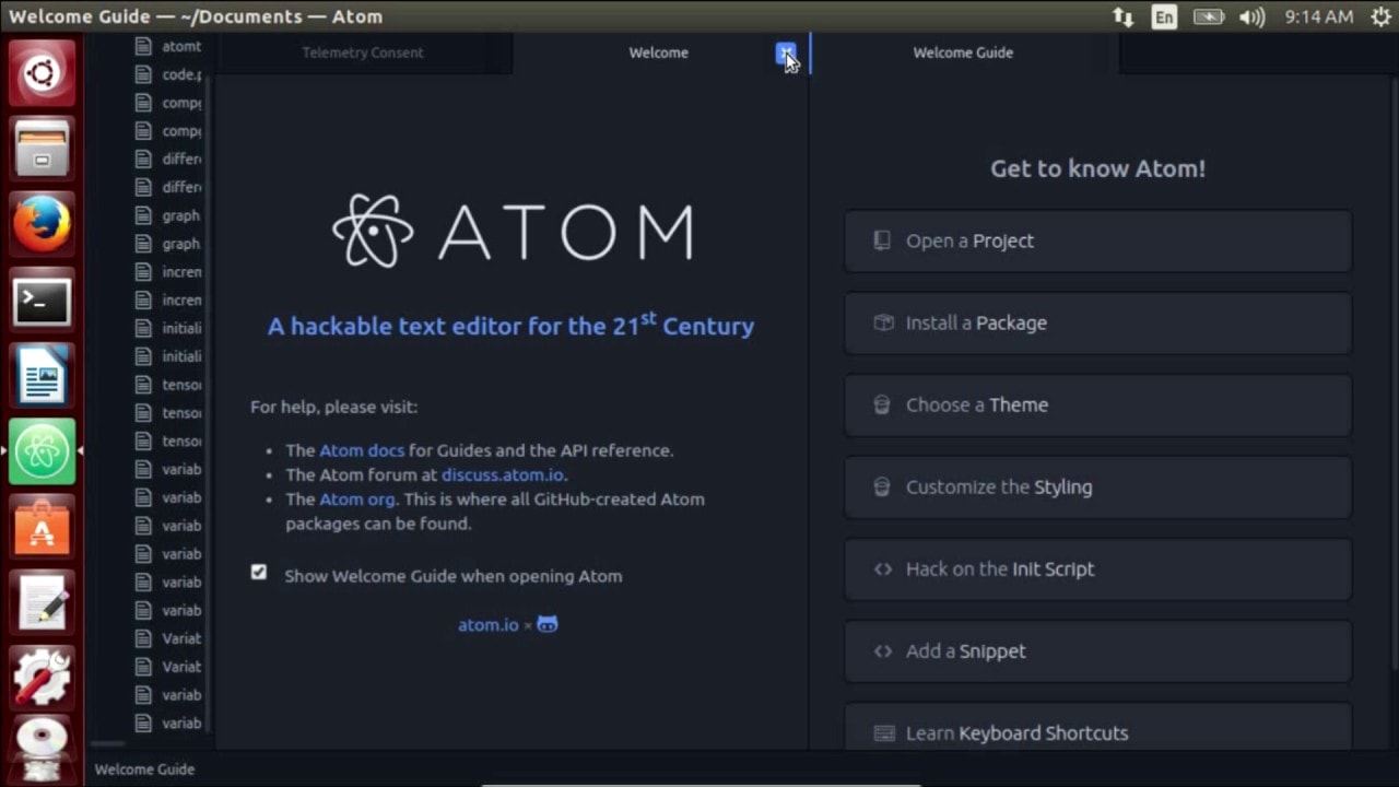 Atom: Python IDEs and code editors