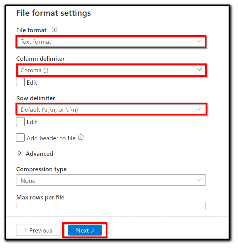 output-File-format-settings