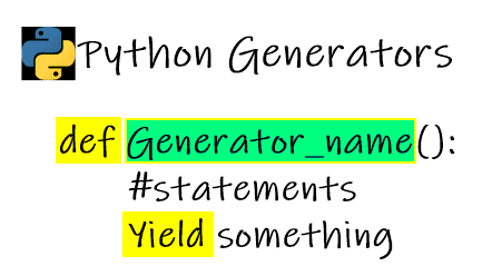 Python: Generators