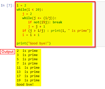 python: Nested While loop