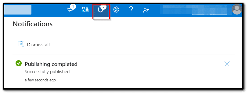 Successfully published