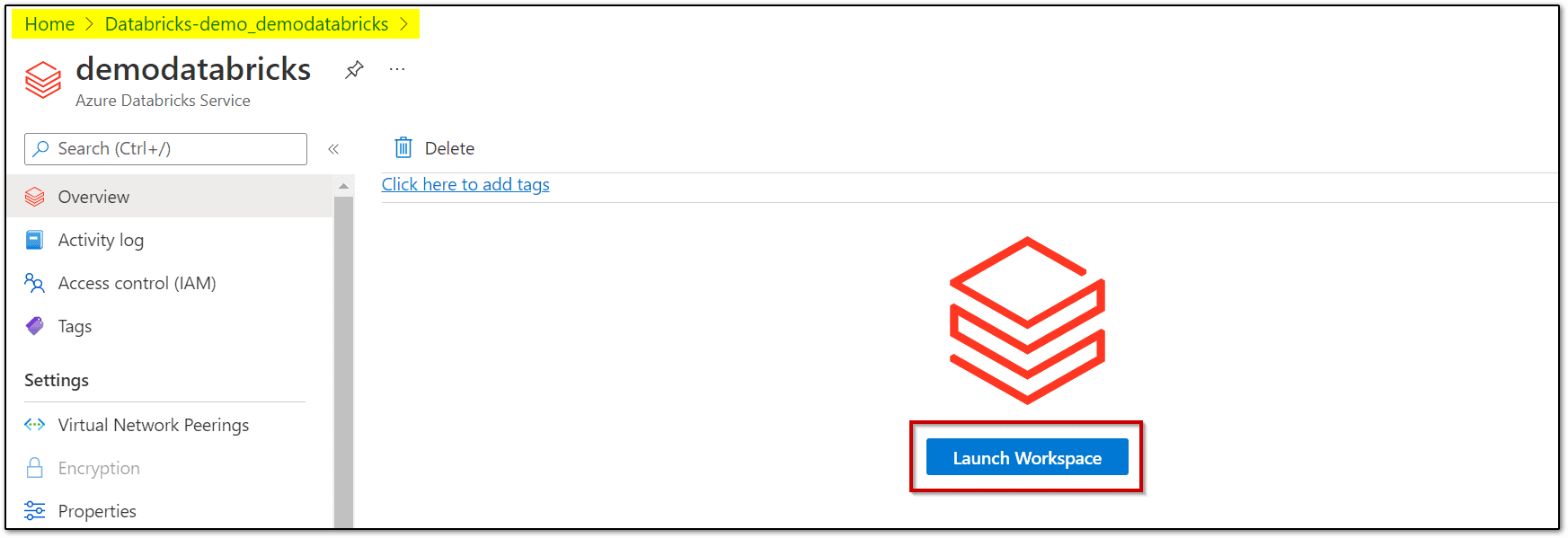 launch the workspace