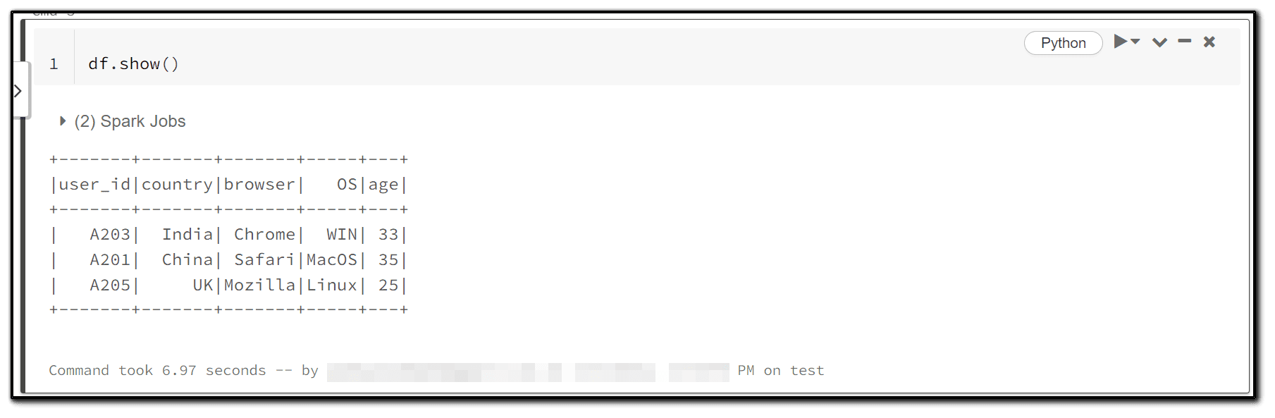 show-data-frame