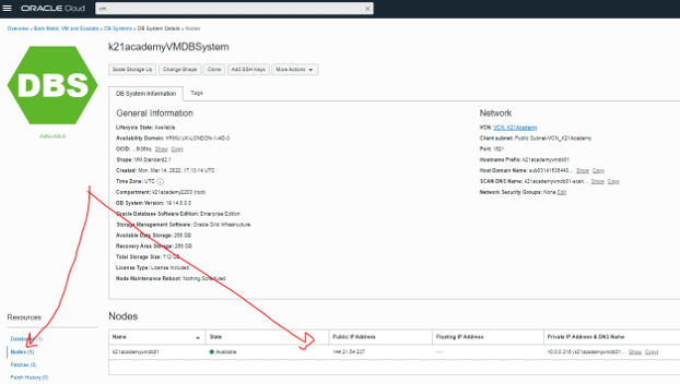 access database in oracle