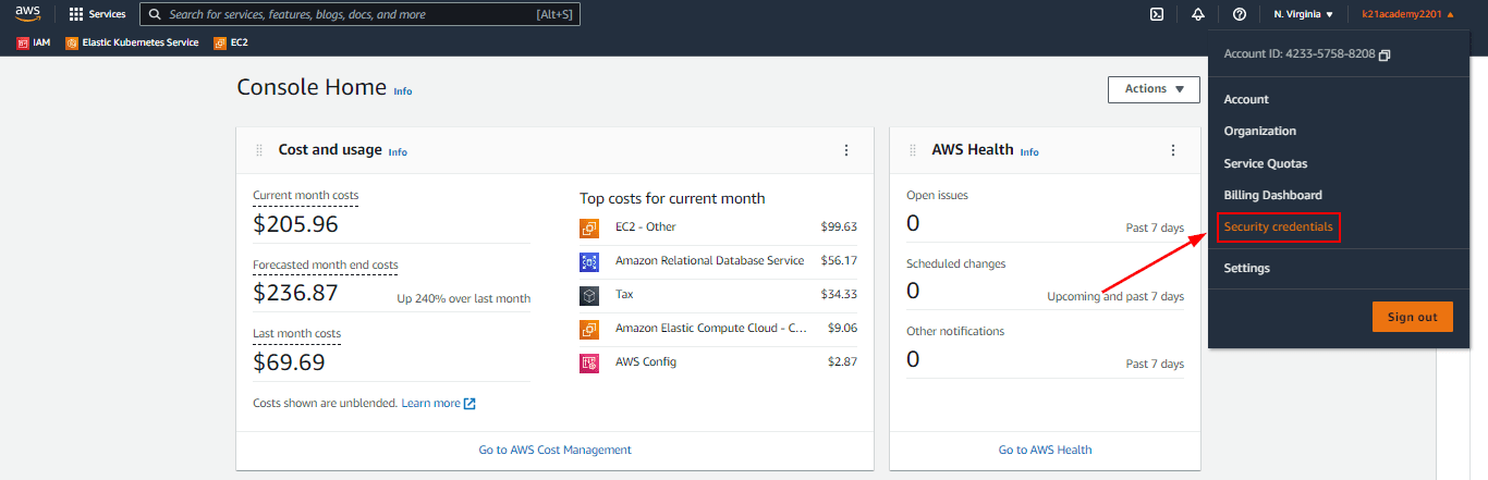 Security Credentials