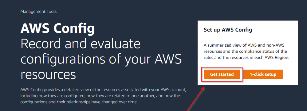 Set up AWS Config