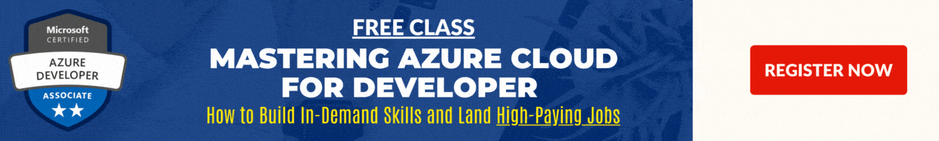 Azure Cloud for Developer content upgrade