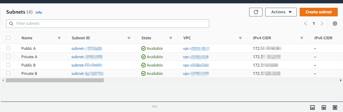 Create VPC & Subnet