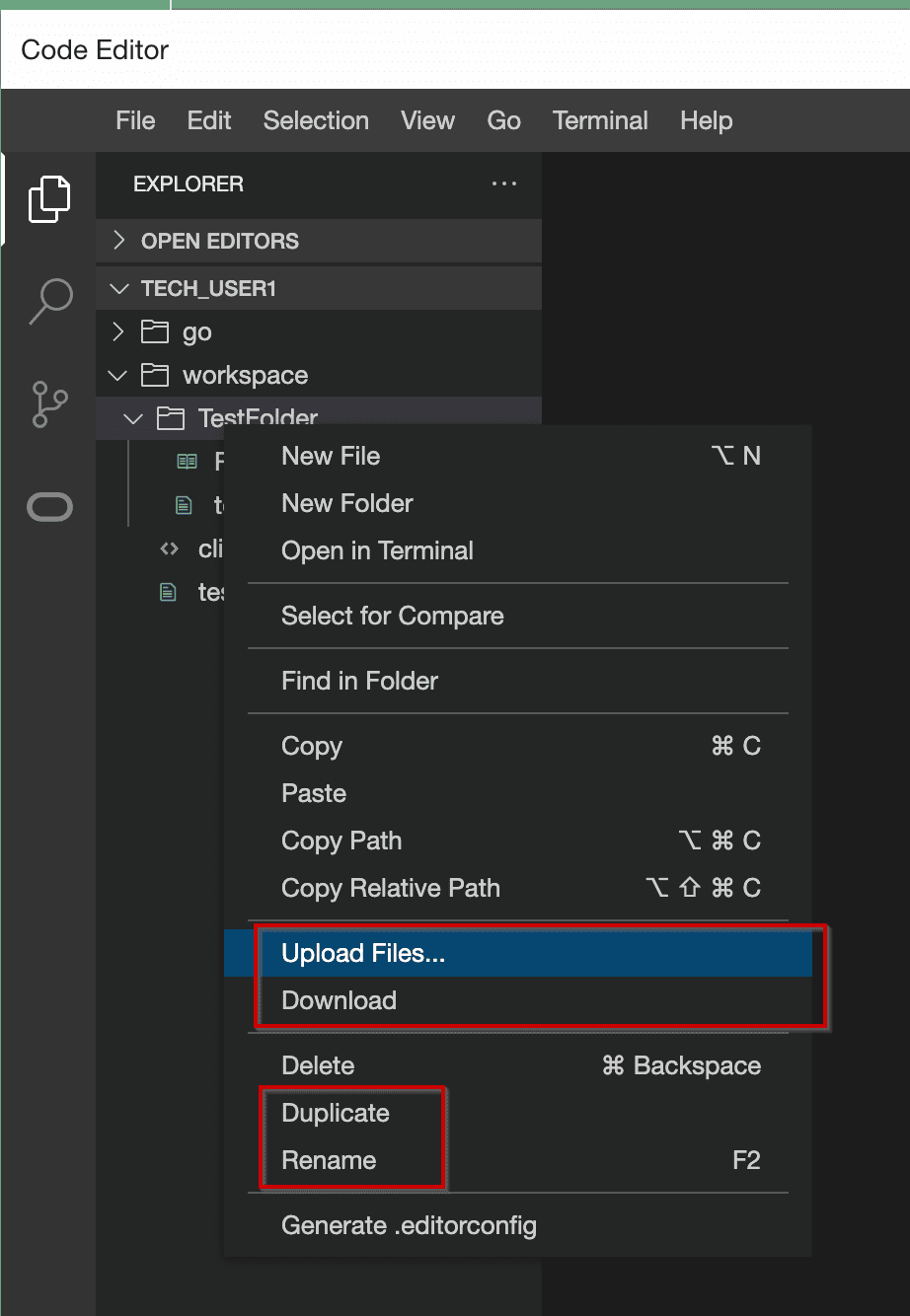 file operations