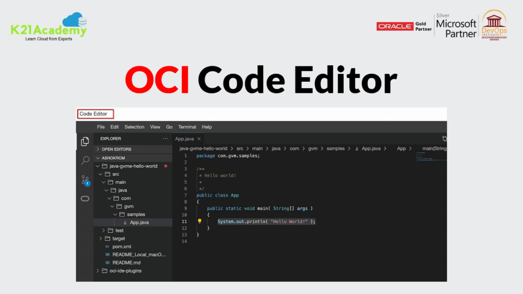 OCI Code Editor