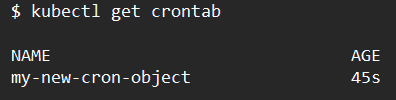 crontab output