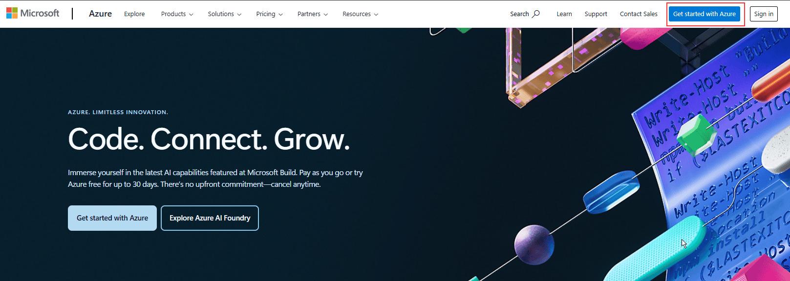 Get started with Azure