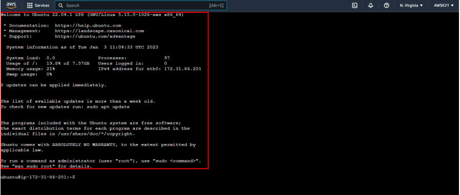 successfully connected