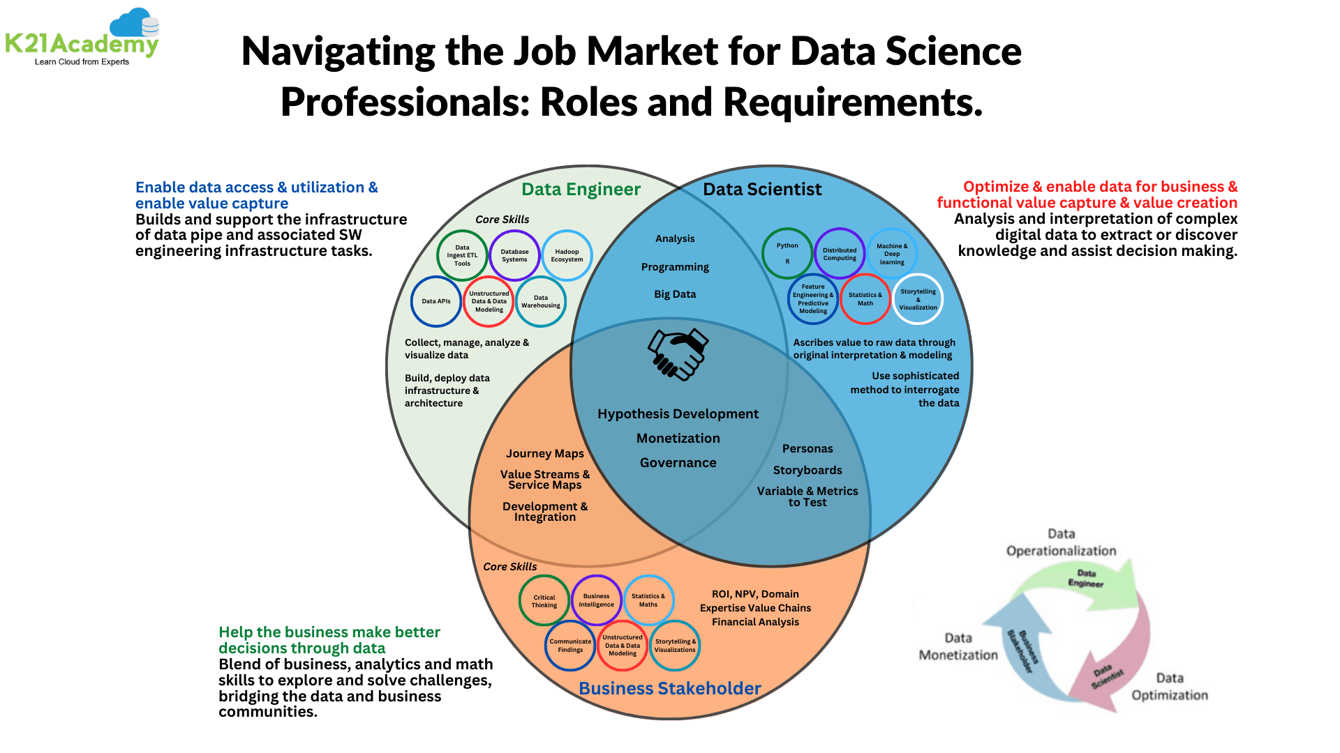 Data Science Professionals: Roles and Requirements.