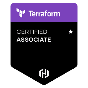 Terraform Associate Certification badge