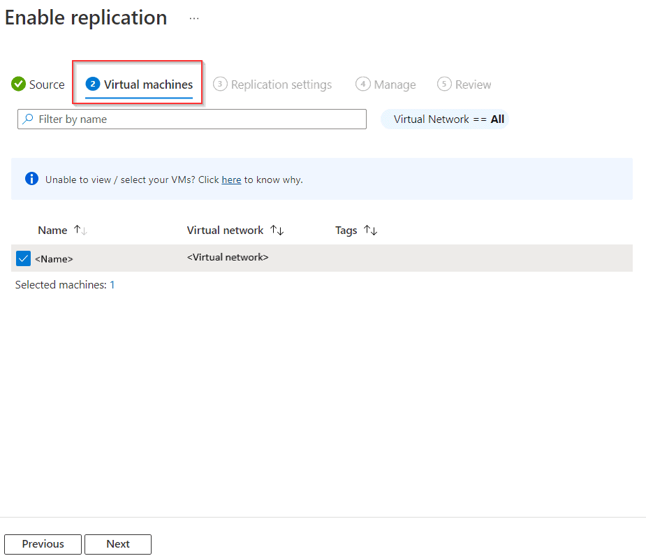 configure replication settings
