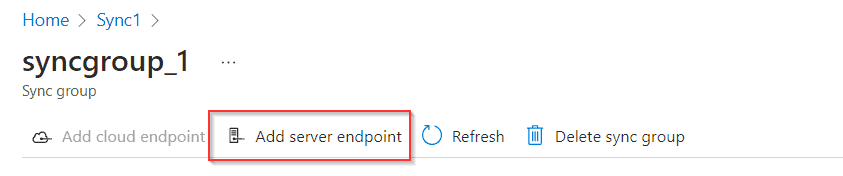 add server endpoint