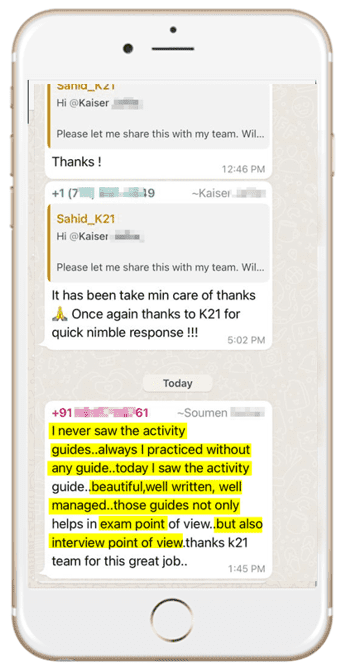 Feedback CKA Trainee
