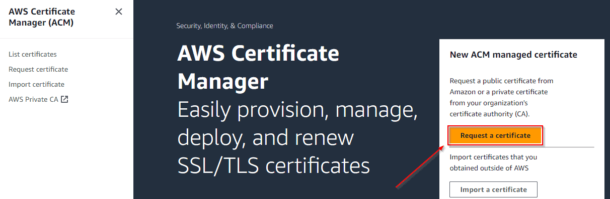 AWS Certificate Manager ACM