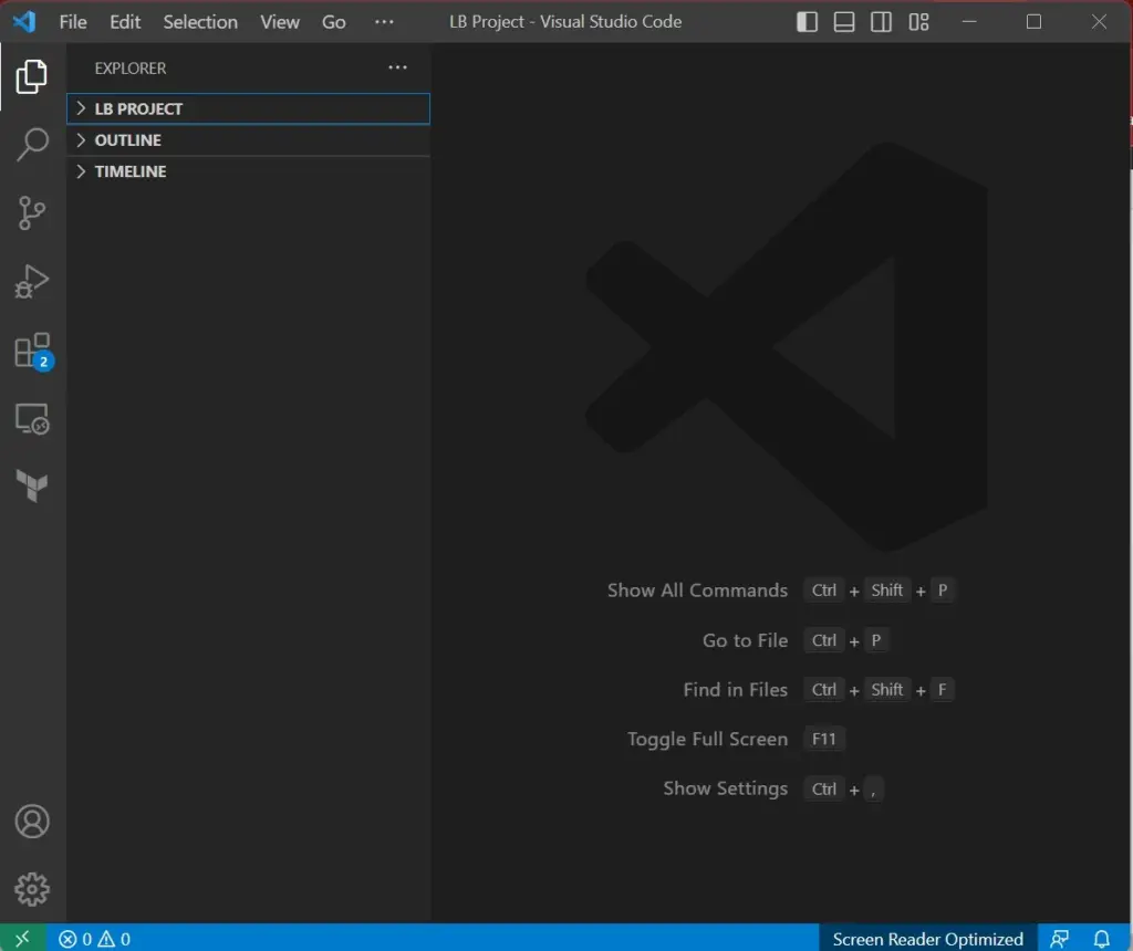 Navigate to Extensions in the extension bar