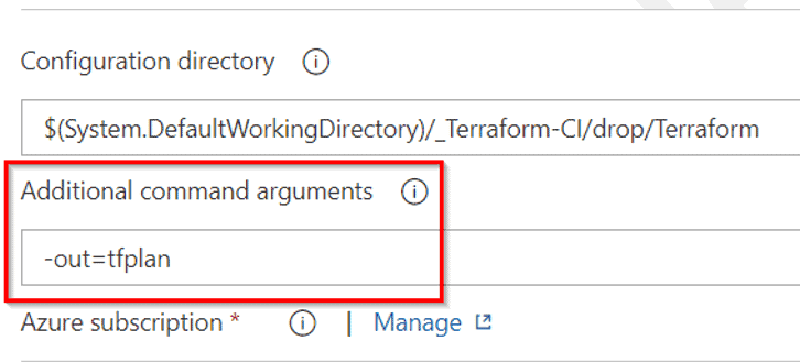Arguement-terraform-plan