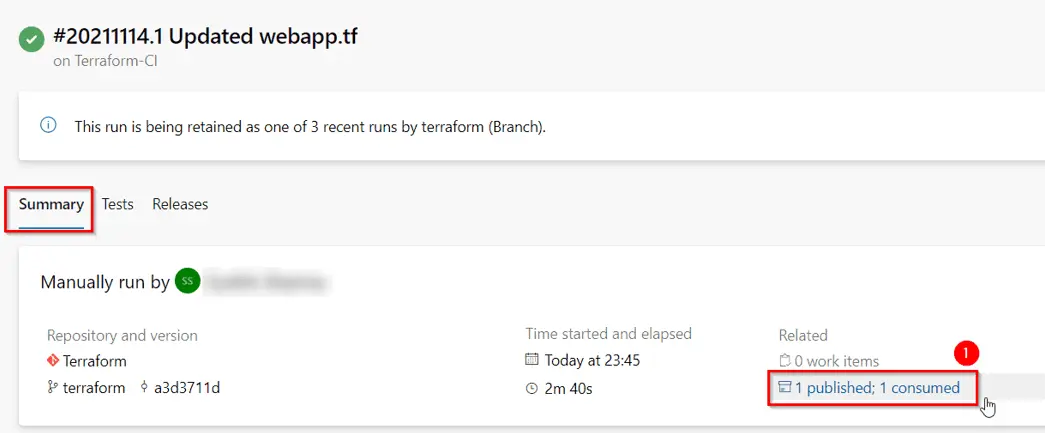 Azure-Artifacts-pane
