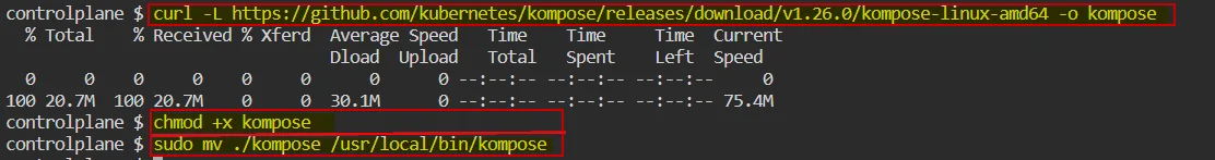 Kompose- Install Kompose for Migration from Docker Compose to Kubernetes
