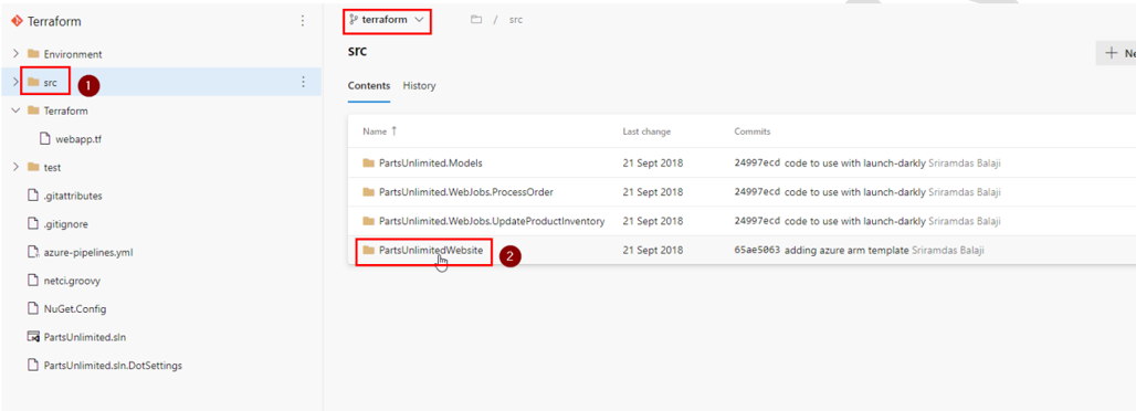 Parts unlimited website