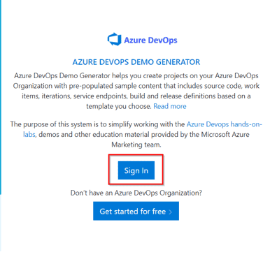 Azure DevOps Generator