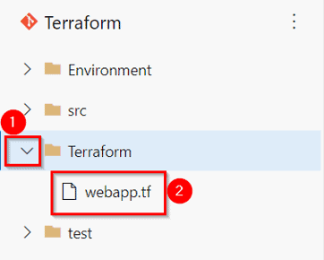 terraform file