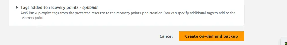 AWS Backup